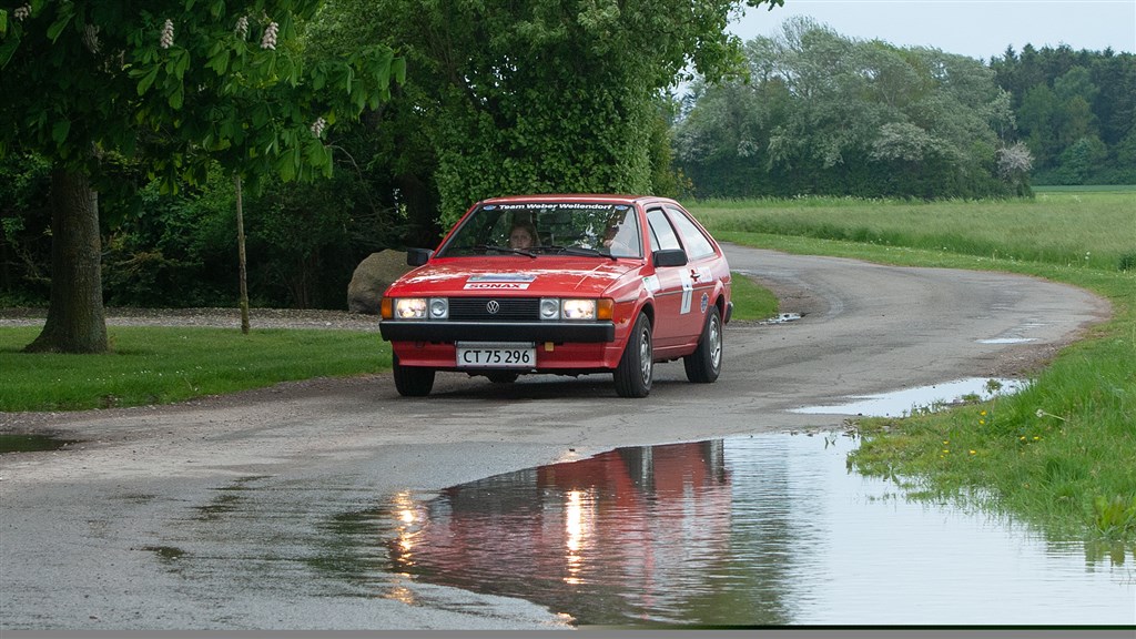 Start nr. 7, Far og datter-teamet med Torben Weber Andersen bag rattet og Emilie Weber Wellendorf i højresædet tog sejren i Sport klassen.
(Foto: Viggo Johansen, rallypics.dk)